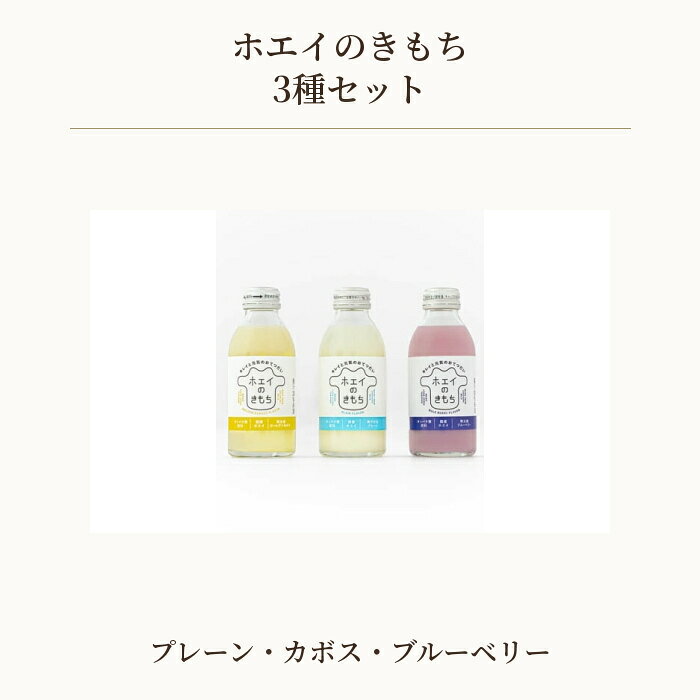 【ふるさと納税】 ホエイのきもち6本セット（プレーン・ゴールデンカボス・ブルーベリー） ／ 飲料 乳清 ビタミン ミネラル 健康 送料無料 埼玉県 No.580