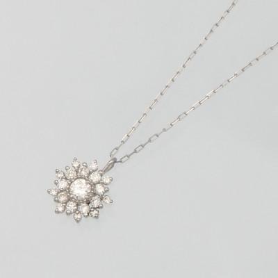 ふるさと納税 昭和町 PT900/PT850 0.15ct ダイヤモンド ペンダントネックレス HH-019753 |  | 01