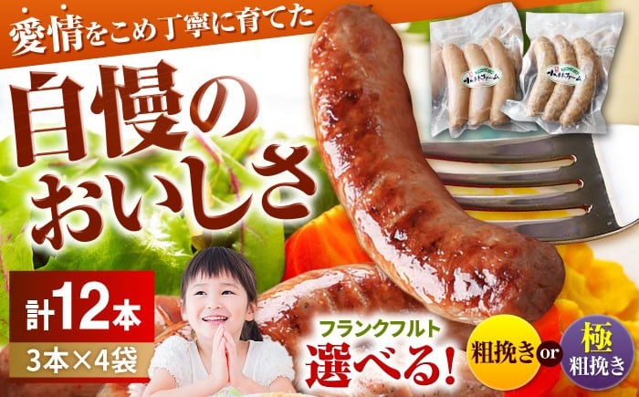 
            【期間限定】【選べる挽き方】小林ファームのフランクフルト 12本入り /  豚肉  肉 ぶた肉 ブタ肉 冷蔵 フランク ソーセージ ウィンナー BBQ / 亀山市 / 小林ファーム[AMAB017]
          