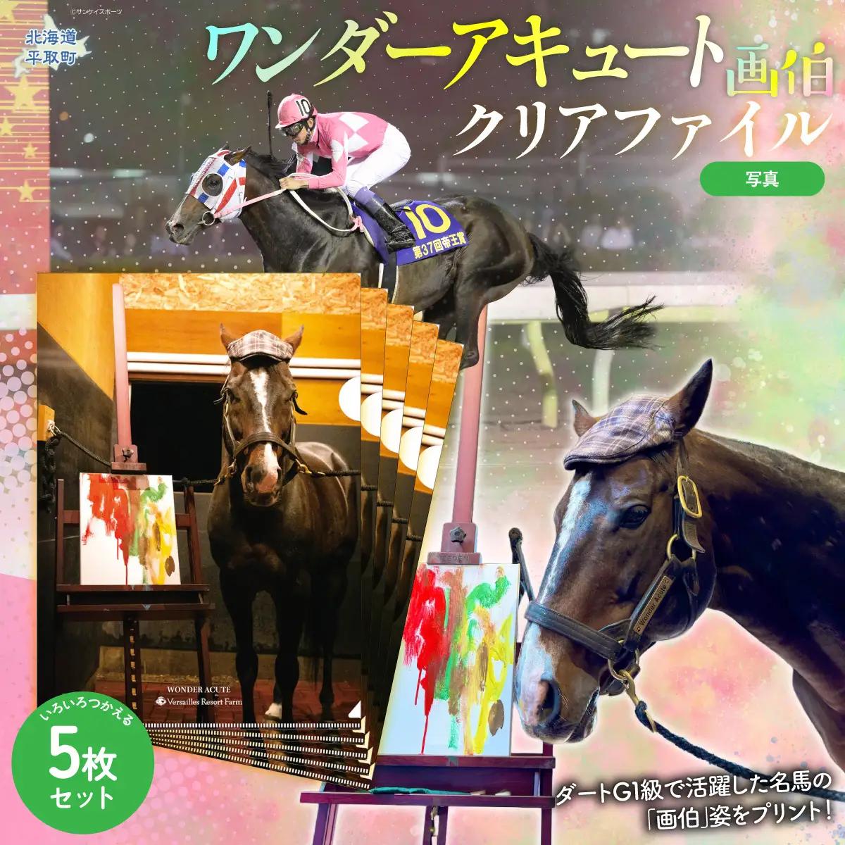 【ワンダーアキュート画伯】クリアファイル5枚入り BRTV209