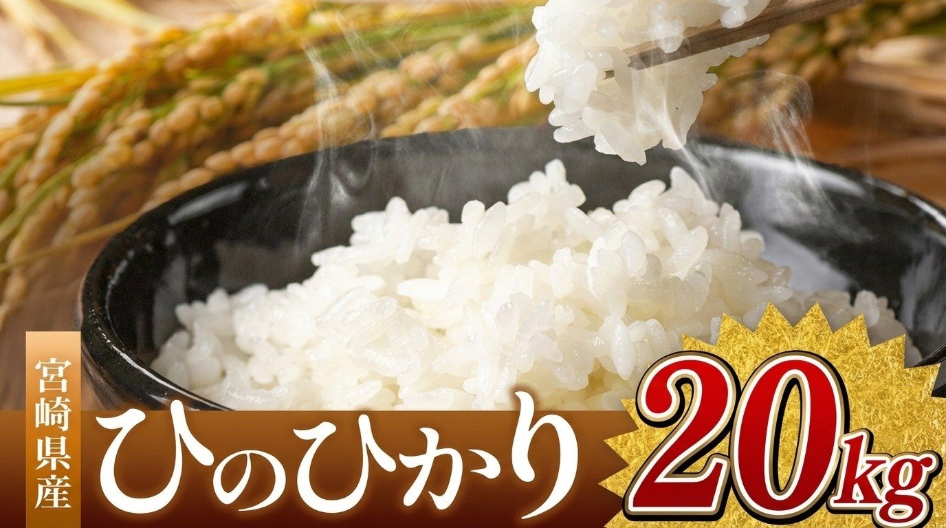 
                  令和7年産 ひのひかり 20kg  ( ５kg × 4袋 ）（白米） 宮崎県産 | 米 こめ お米 おこめ 精米 白米 宮崎県 五ヶ瀬町
                