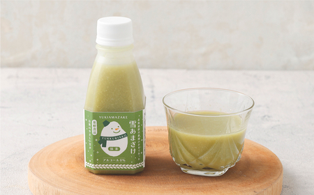 米麹 の 甘酒 雪あまざけ（ 抹茶 ） 220ml×6本 計1.32L ノンアルコール 静川農園 セット 砂糖不使用 米麹発酵 北海道 浦臼町