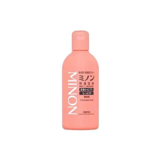 ミノン全身シャンプーしっとりタイプ　120ml・450ml：各1本　詰替用（380ml）1個　ミノン薬用スキンソープ2個セット / 敏感肌 乾燥肌 全身シャンプー ボディシャンプー ボディソープ 液体