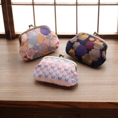 ふるさと納税 与謝野町 4.0寸親子がま口 小紋柄(白) |  | 03