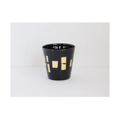 ふるさと納税 北本市 Kenichi Kondo　七宝ぐい呑　黒白ペア【四角】 |  | 02