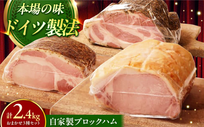 
            【ふるさと納税限定】TESIO の 自家製 ブロックハム 3種 セット (各800g) 豚肉 ブロック ハム 詰め合わせ ギフト  tesio テシオ てしお 沖縄 人気 金賞受賞 おすすめ 贈り物 BBQ 朝食 沖縄県産 手作り 沖縄市 / TESIO [BCAD006]▼ 年末年始 年末 年越し お正月
          