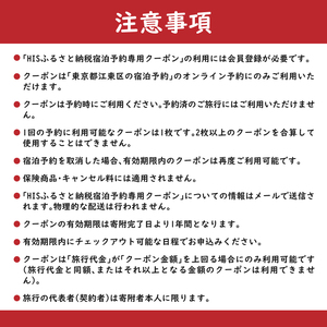 HISふるさと納税宿泊予約専用クーポン（東京都江東区）9,000円分【kt083-001-3】旅行 宿泊 ｸｰﾎﾟﾝ ﾁｹｯﾄ ﾌﾟﾗﾝ ﾄﾗﾍﾞﾙ 家族旅行