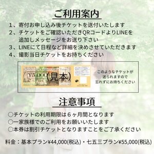【SNSで人気】パパカメラマンMASAYAによるロケーション撮影割引チケット \10,000【1668677】