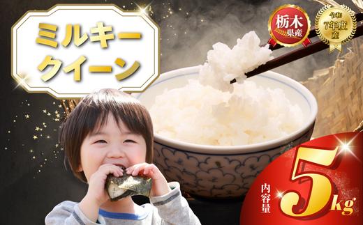 ミルキークイーン 5kg | 米 こめ コメ kome 白米 精米 お米 みるきー みるきーくいーん ﾐﾙｷｰｸｲｰﾝ Milky queen ミルキークウィーン  モチモチ ふっくら もち米風 炊き込み 栃木米 令和7年度米 令和7年度 2025年度米 ブランド米 栃木県 特産品 送料無料 【栃木県共通返礼品】 栃木県 下野市 しもつけ市