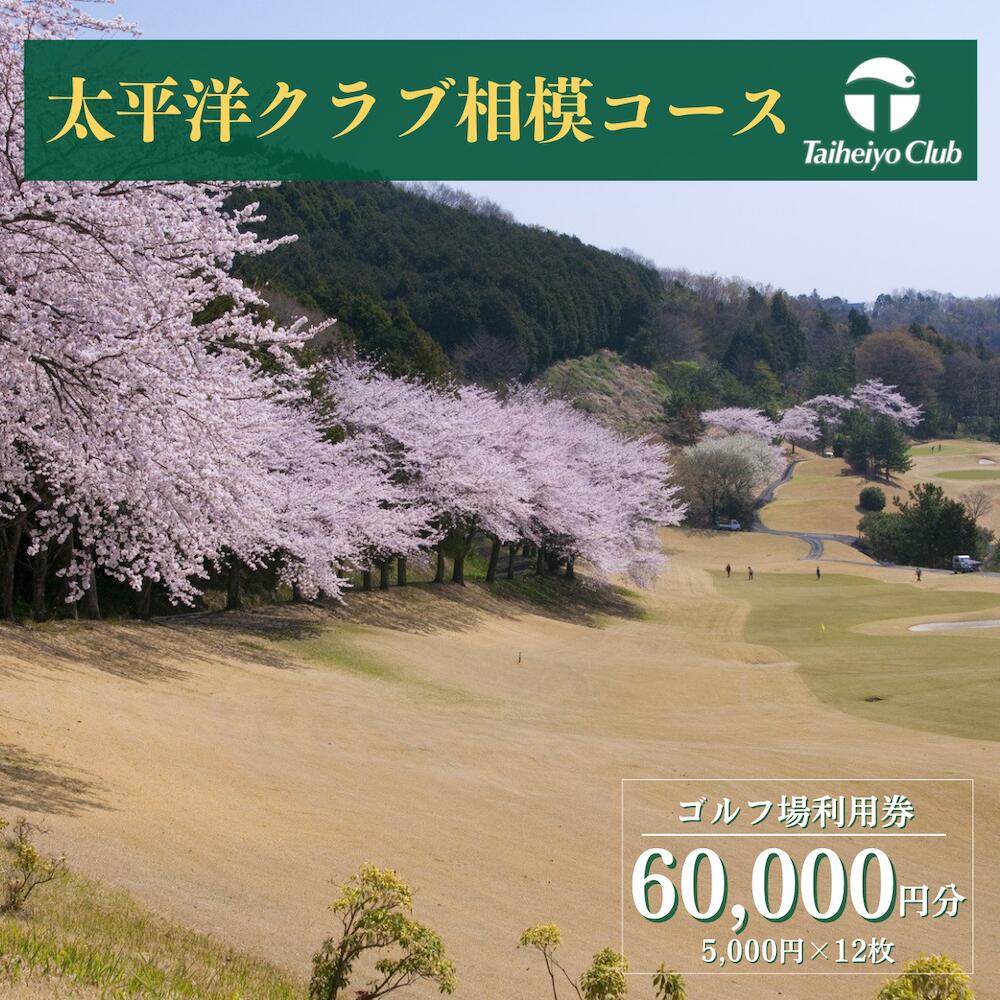 【ふるさと納税】【太平洋クラブ相模コース】ゴルフ場利用券60,000円分（5,000円券×12枚）