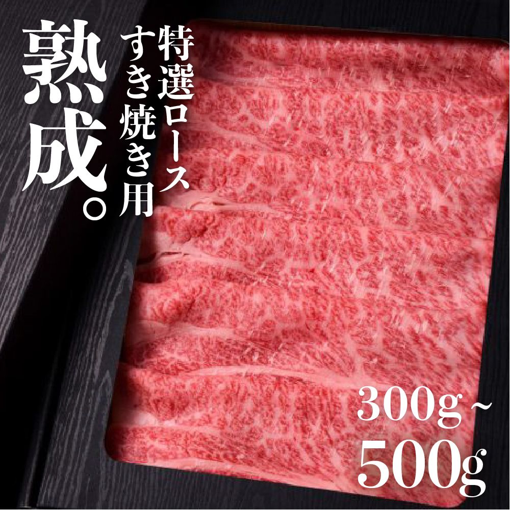 【ふるさと納税】＼選べる内容量／『山勇牛』特選ロース すき焼き・しゃぶしゃぶ 300g 500g すき焼き用 500g A4・A5ランク飛騨牛 和牛 肉 熨斗掛け 飛騨市［G0006］64000円