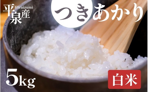 【2027年1月発送】≪令和8年度新米予約≫ 平泉町産 つきあかり 白米 5kg / 精米  お米 こめ 岩手 岩手県 平泉町産 お米 白米 精米 ご飯 ブランド米 令和8年産 産地直送 送料無料 コメ こめ おこめ 2026年 岩手県 送料無料 北上川