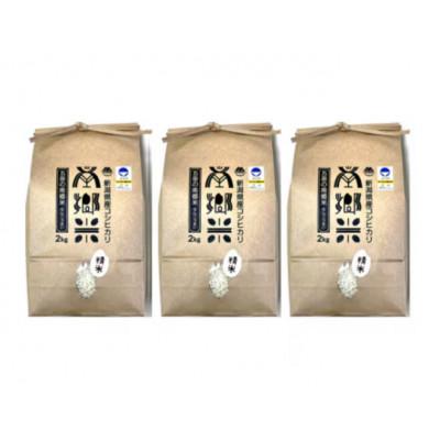 ふるさと納税 五泉市 【2ヵ月毎定期便】特別栽培米コシヒカリ100%「南郷米」精米 6kg(2kg×3袋)全3回 |  | 01
