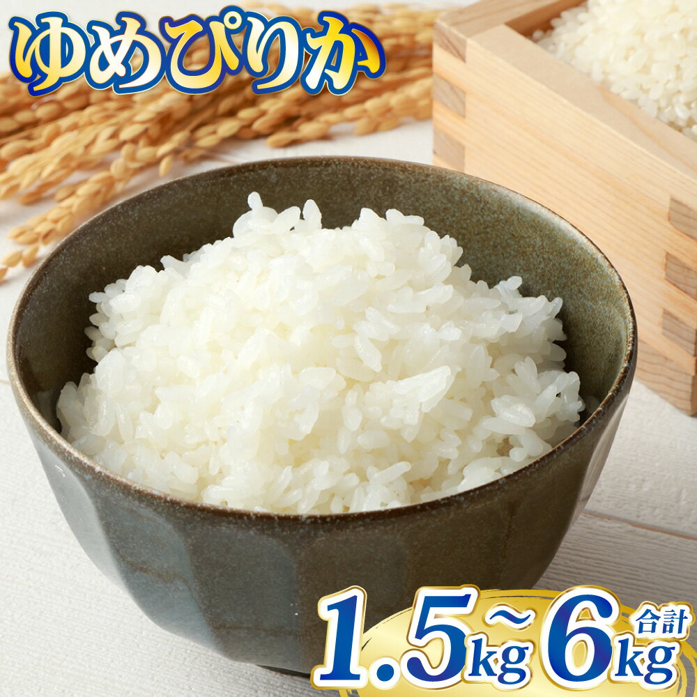 【ふるさと納税】＜選べる内容量＞【星農園の「STAR RICE」】 ゆめぴりか 1パック2合 1パック / 5パック / 10パック / 20パック ｜ 令和7年度産 最上品質米 ご飯 ごはん 米 お米 おこめ ライス おにぎり お弁当 小分けサイズ 真空 長期保存 家庭用 自宅用 産地直送 送料無料