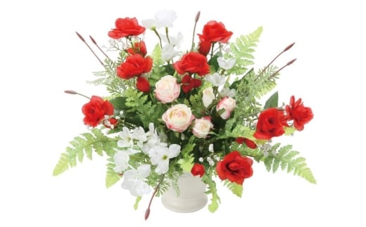 光の楽園 アンクルローズ【配送不可：北海道・沖縄・離島】 インテリア 光触媒 人工植物 造花 フェイクグリーン 花 フラワー 清浄 消臭 浜松市 [№5360-0710]