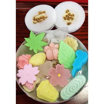 ふるさと納税 大津市 御菓子司　亀廣房　干菓子セット(源氏窓、茶三盆、千代湖三盆、琵琶のよすが) |  | 01