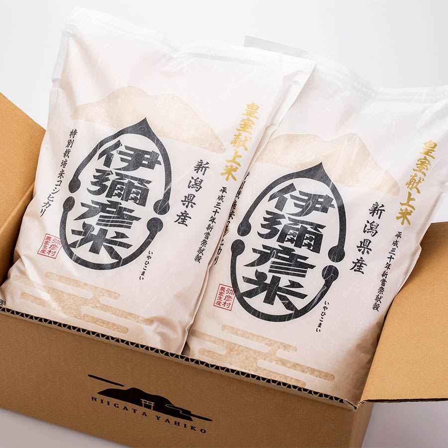 【毎月届く3カ月コース】新潟県弥彦村産コシヒカリ『伊彌彦米』10kg(5kg×2袋)