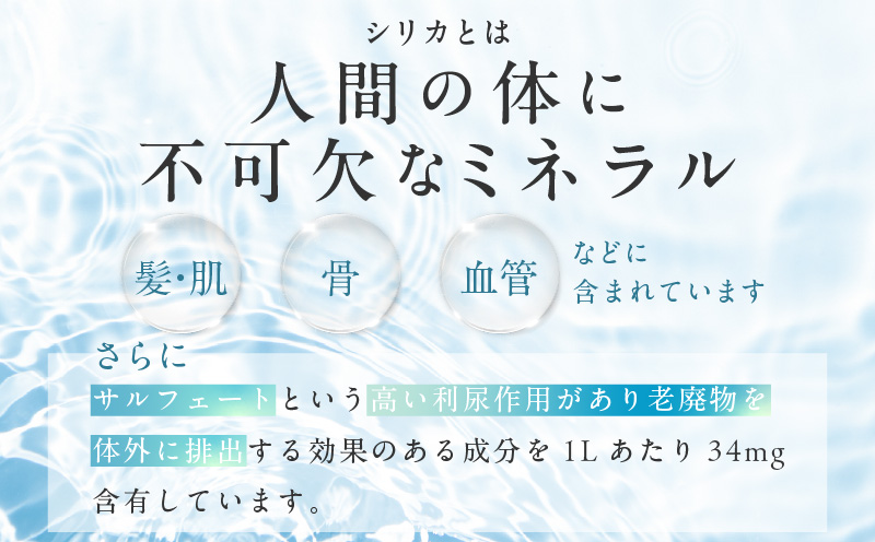 ALOHAS シリカ水 合計12L (500ml×24本入り) 005A727