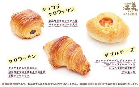 ぱんやベッキーのセレクトパン【時期に応じた店主おすすめのパン10個セット】　食パン バゲット クロワッサン あんぱん メロンパン 冷凍パン詰め合わせ　こだわりの材料 平飼い卵 北海道産バター 十勝産あ