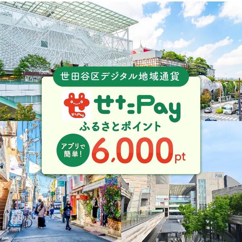 デジタル地域通貨「せたがやPay」6,000円分 宿泊やレストランでもご利用いただけるポイント_0018-004-se4