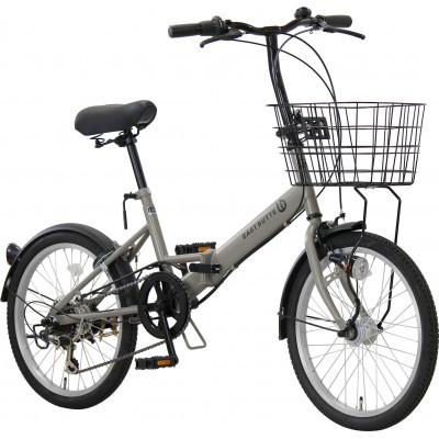ふるさと納税 四日市市 オリタタミ自転車20型6段変速　LEDオートライト　マットモカ |  | 01