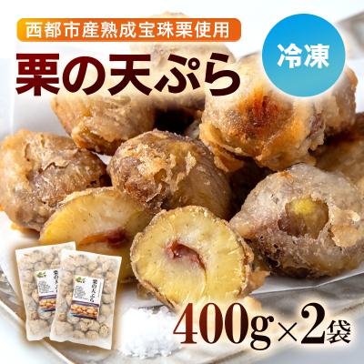 ふるさと納税 西都市 栗の天ぷら(冷凍)800g(400g×2)[3045]