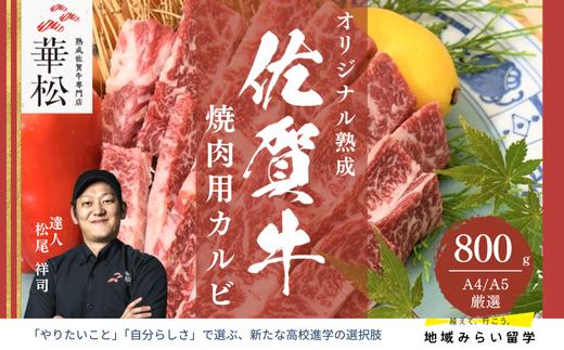 
            A4 A5 佐賀牛 焼肉用カルビ800g
          