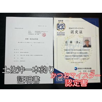 ふるさと納税 南国市 釣れたてその日に発送!ビリかつお刺身・わら焼きタタキ 各250g×1節(醤油・ニンニク・タレ付き) |  | 03