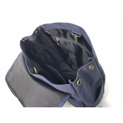 ふるさと納税 栃木市 【いちひこ帆布】 リュック/ネイビー |  | 02