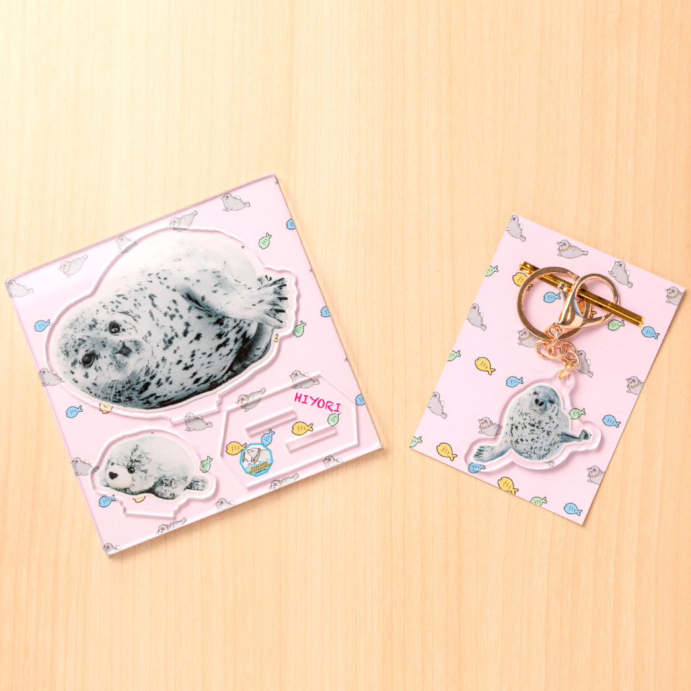 10-503 日和のアクリルスタンド・キーホルダー【アザラシシーパラダイスグッズ】