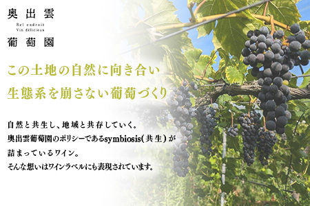 奥出雲葡萄園　シャルドネ・杜のワイン赤