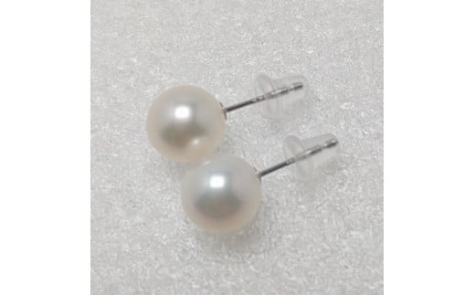 1769　アコヤ真珠 Pt900 ピアス 8mmUP　ピアス パールピアス 真珠ピアス スタッドピアス あこや真珠 アコヤ真珠 プラチナ Pt900 8㎜ フォーマル 冠婚葬祭 定番 ジュエリー 伊勢市 伊勢志摩