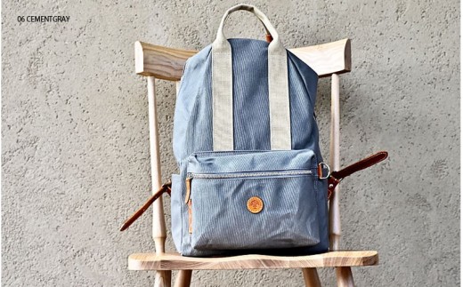 木の庄帆布 RUCKSACK リュックサック　k-khg-rs01t（C/＃06 CEMENTGRAY / セメントグレイ）