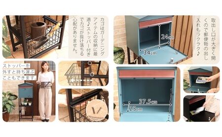 スタンドポスト Moil(モイル) ハイタイプ 選べるカラー 置き型 自立 スタンド ポスト 郵便受け 郵便ポスト ポスト郵便受け メールボックス ダイヤル錠 大容量 A4 家庭用 玄関 一軒家 DI