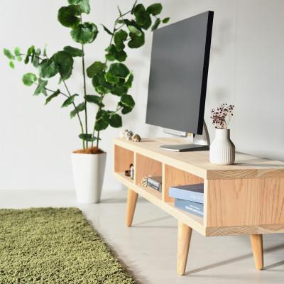 ふるさと納税 柳川市 【林業に貢献する家具】レスキューTVボード 150 無塗装(柳川市) |  | 02