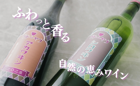 シロワヰン・アカワヰン2本セット（白ワイン・赤ワイン）