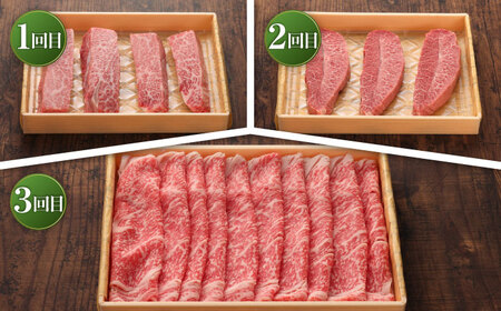 【全3回定期便】【数量限定】【GI認証】くまもとあか牛 食べ比べC/ 菊陽町 あかうし 熊本県 肉 にく niku ブランド 旨み 【有限会社 三協畜産】[BHAS028]