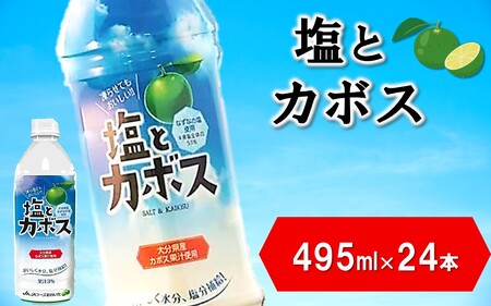 塩とカボス 1ケース/495ml×24本_2681R-1