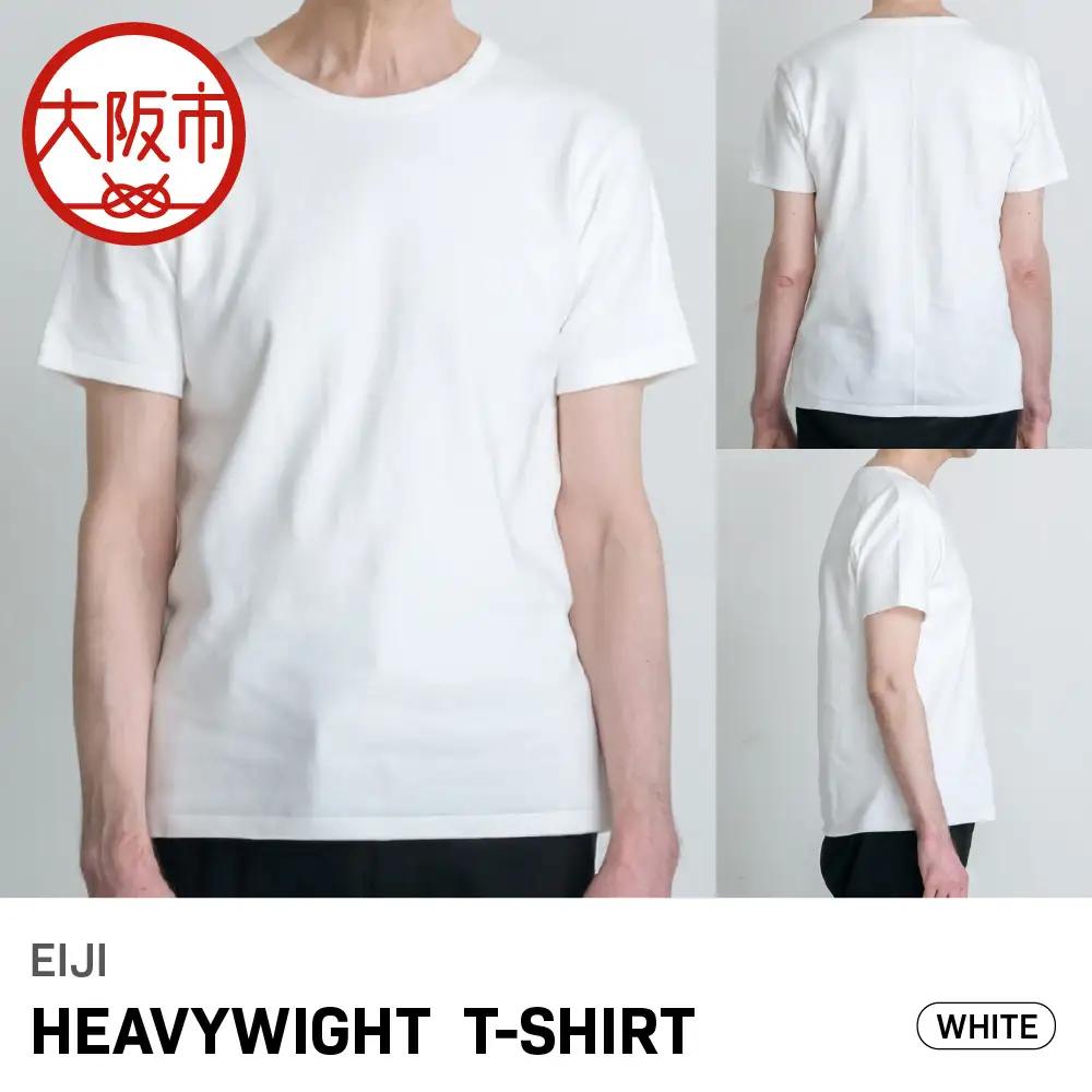 【Tシャツ】EIJI HEAVYWIGHT T-SHIRT オーガニックコットン 【WHITE】_OS063-0005-01