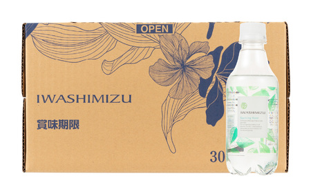 ナチュラルミネラルウォーター岩深水炭酸水300mlペットボトル [BT002] / 天然水