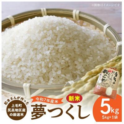 ふるさと納税 上毛町 【令和7年産】松本さんが作った上毛町尻高地区産の厳選米「夢つくし」5kg