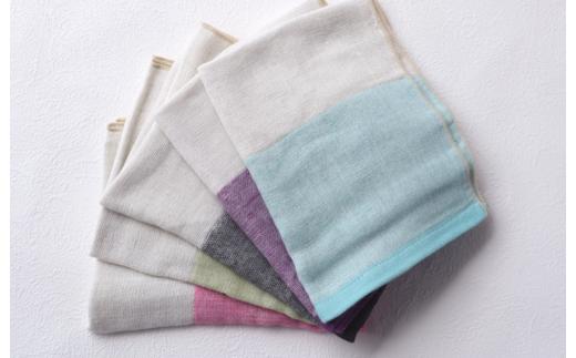 泉州南部織梅炭ふきん5枚セット G1896