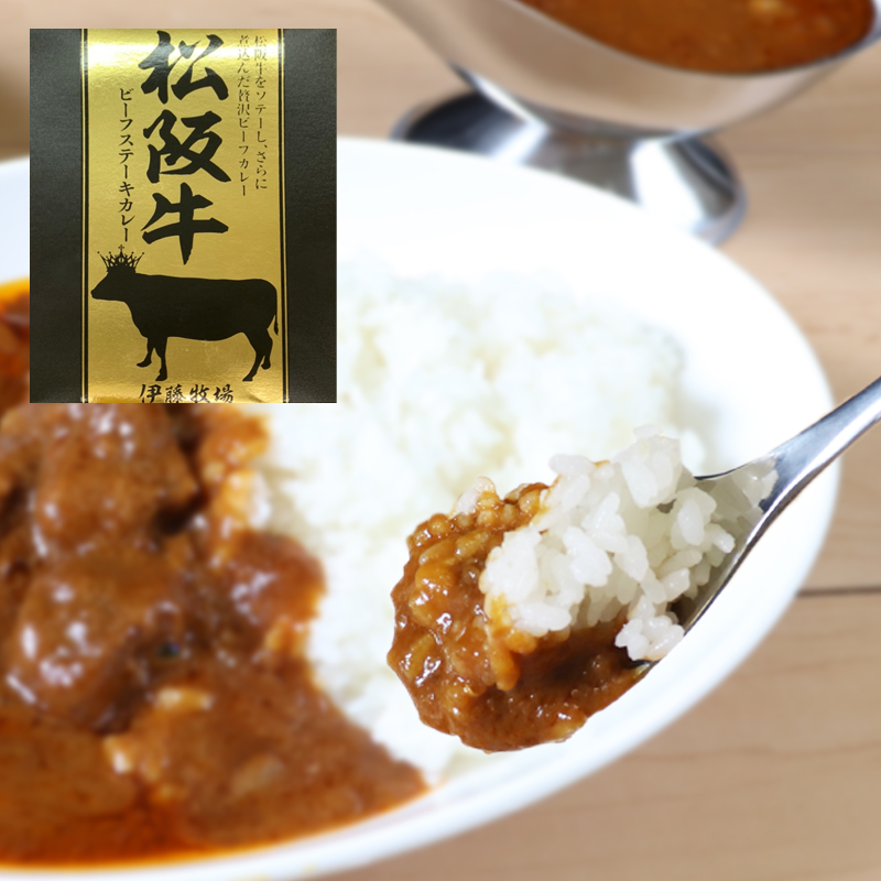 松阪牛ハンバーグ2個、松阪牛カレー2個セット 本格 レトルト ビーフカレー 牛肉 松阪牛 個包装