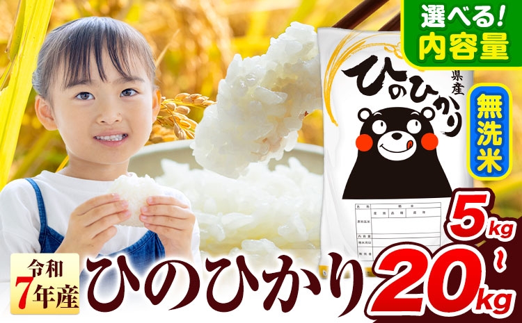 
                  令和7年産 ひのひかり  無洗米 選べる 5kg 10kg 20kg 《7-14日以内に出荷予定(土日祝除く)》 熊本県産 無洗米 精米 氷川町 ひの 送料無料 ヒノヒカリ コメ 便利 ブランド米 お米 おこめ 熊本 米 無洗米 米
                
