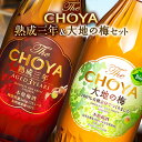 【ふるさと納税】THE CHOYA 熟成三年 大地の梅 各 700ml × 2本 セット 飲み比べ 羽曳野商工振興株式会社《60日以内に出荷予定(土日祝除く)》大阪府 羽曳野市 送料無料 梅酒 梅 酒 CHOYA チョーヤ チョーヤ梅酒 お酒 熟成 3年 大地の梅