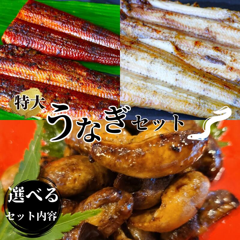 【ふるさと納税】特大うなぎ 肝たれ焼きのセット 蒲焼き 白焼き / 和歌山 田辺 うなぎ 鰻 白焼き うな丼 うな重 国産 鰻丼 かば焼き 肝たれ焼き