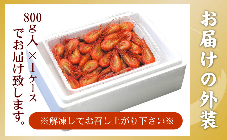 <年内配送可>【北海道根室産】北海シマエビ800g(80～130尾) A-56014