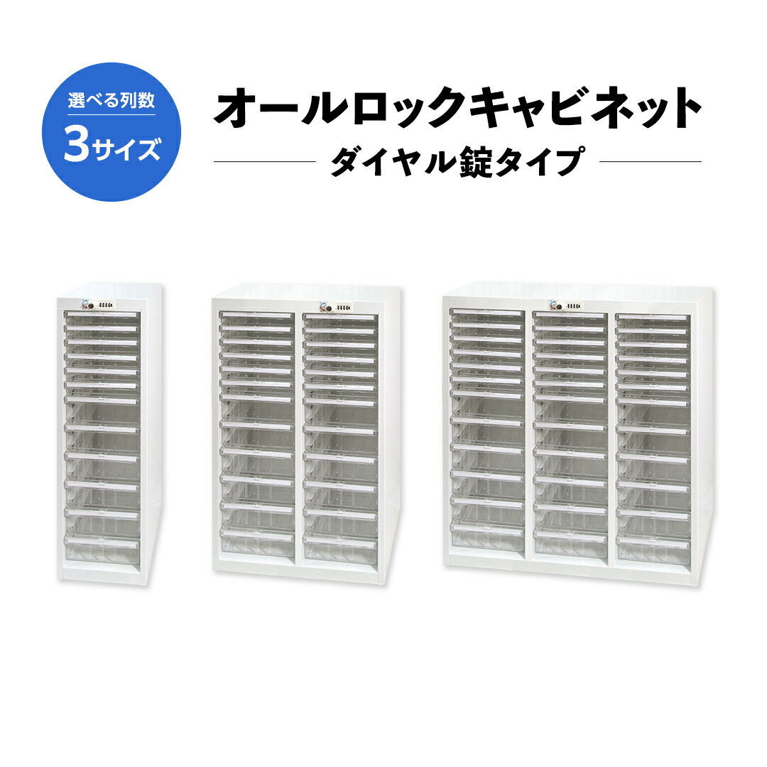 【ふるさと納税】【選べる列数 3サイズ】オールロックキャビネット 浅型6段+深型6段 ダイヤル錠タイプ 個人情報 オールロック レターケース キャビネット ダイヤル錠 書類保管 書類収納 オールロック錠 セキュリティ