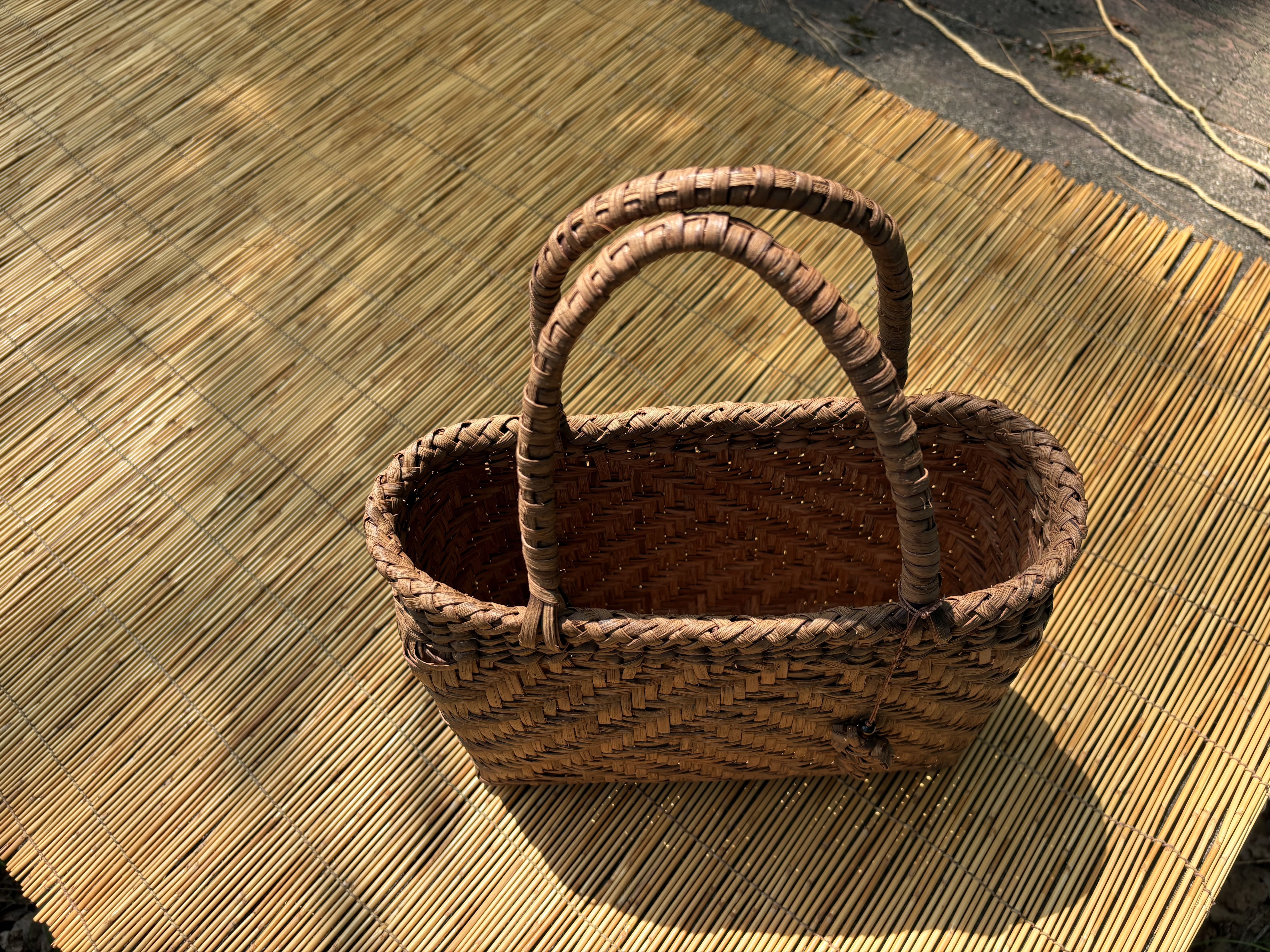 ぶどうつる細工かごバック【限定1個】