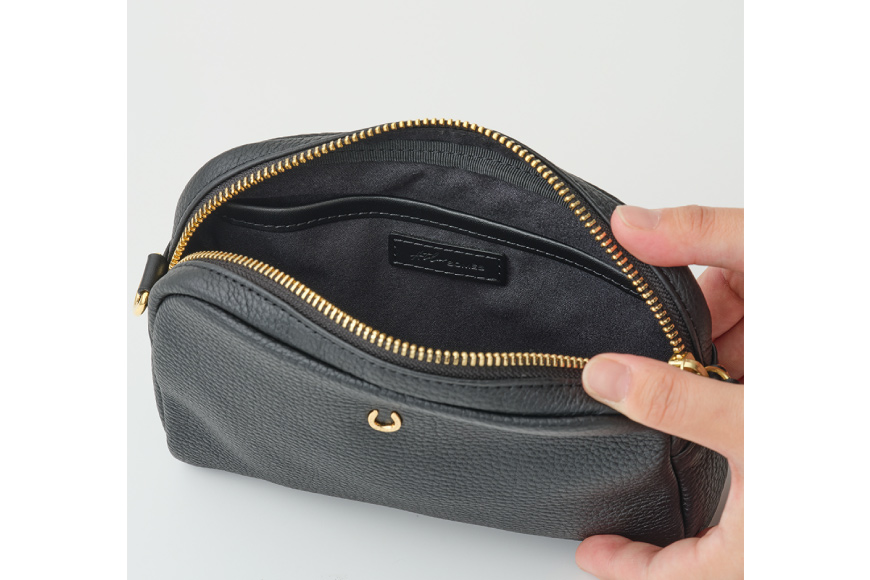 SOMES AT-70 ポシェット ブラック [ソメスサドル 北海道 砂川市 12260900] ソメス メンズ レディース 革 本革 レザー 革製品 鞄 バッグ 革鞄 革カバン 革バッグ